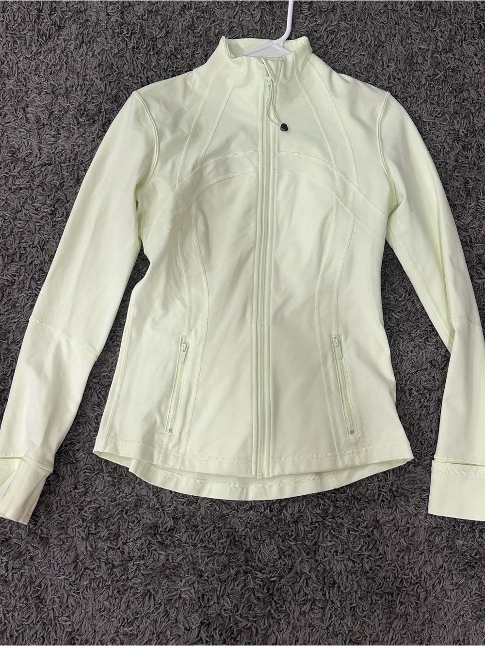 lululemon athletica Women’s Light Yellow Full-Zip Utility Jacket